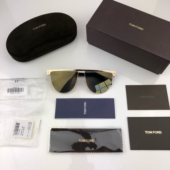 New Tom Ford Stephanie-02 Aviator Sunglasses - Picture 3 of 17